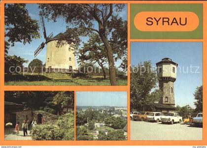Syrau Vogtland Windmuehle Drachenhoehle Wasserturm Teilansicht