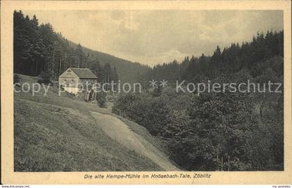 Zoeblitz Sachsen Alte Kempemuehle Knoesebachtal Erzgebirge
