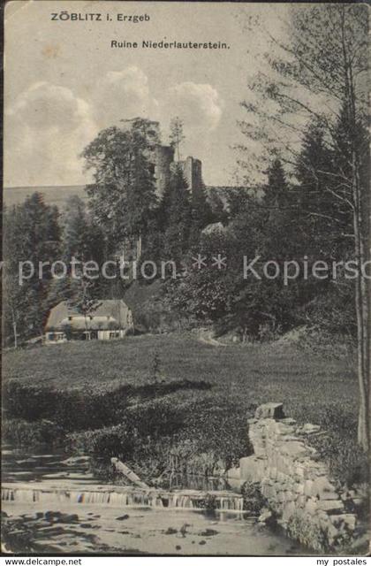 Zoeblitz Sachsen Ruine Niederlauterstein