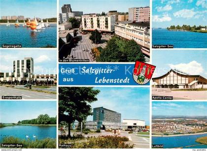 Lebenstedt Salzgitter Segelregatta In den Blumentriften Salzgitter See Eissporth