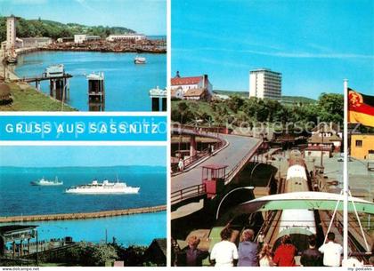 Sassnitz Ostseebad Ruegen Fischereihafen MS Sassnitz