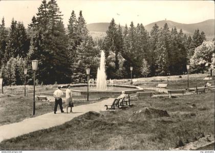 Schierke Harz Schierke Kurpark Brunnen