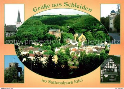 Schleiden Eifel Kirche Schloss Panorama