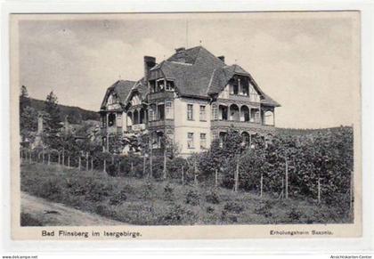 39073008 - Bad Flinsberg / Swieradów-Zdrój, Kreis Loewenberg / Lwówek Slaski mit Erholungsheim Saxonia gelaufen, 1928 k