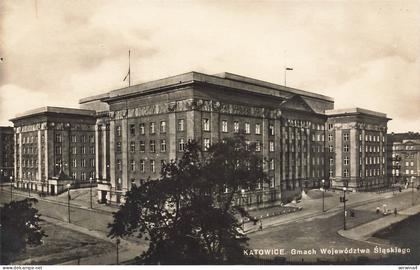 Aufbau von Schlesien Silesian Parliament Katowice Schlesien Postkarte AK