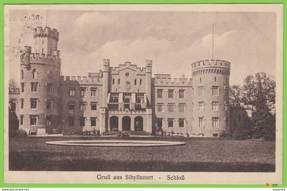 voyo SZCZODRE (SIBYLLENORT i. Schl.) Grüß aus Sibyllenort - Schloß  - Mittelbau Südfront 1931 Postal Used