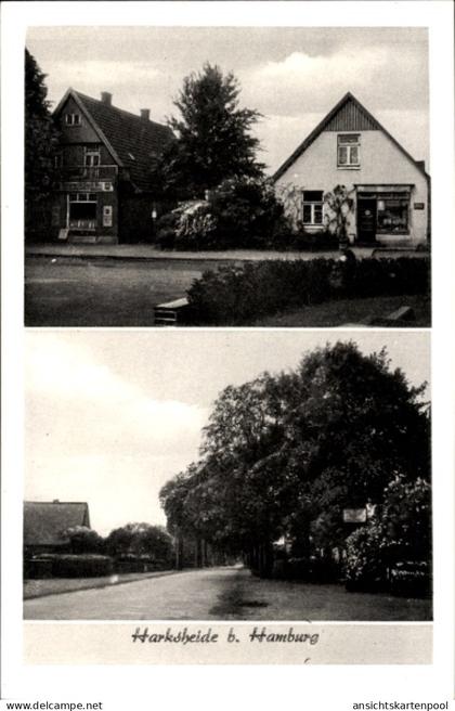 CPA Harksheide Norderstedt Schleswig Holstein, Geschäfte, Straßenansichten