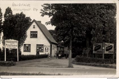 CPA Harksheide Norderstedt Schleswig-Holstein, Kohlenlager, Futterhandlung, Zigaretten, Briketts,