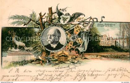 Friedrichsruh Aumuehle Schloss Friedrichsruh u. Otto v. Bismarck