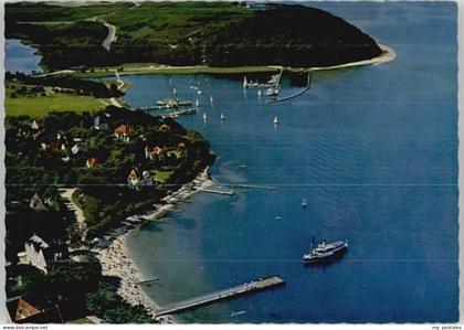 Gluecksburg Ostseebad Gluecksburg Ostsee Fliegeraufnahme