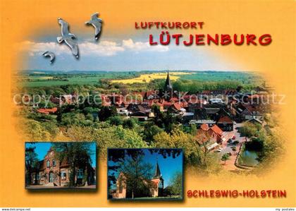 Luetjenburg Holstein Panorama Kirche Moewen