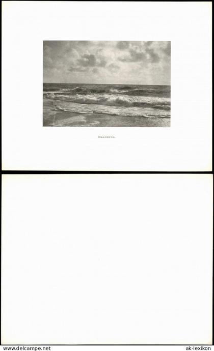 Sylt Insel Sylt Brandung Passepartout Sylt 1910