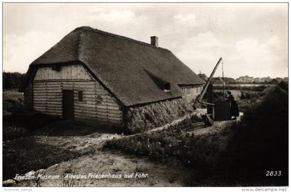 Wyk auf Föhr, Ältestes Friesenhaus auf Föhr, ca. 50er Jahre