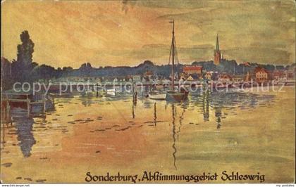Schleswig Holstein Kuenstlerkarte Sonderburg