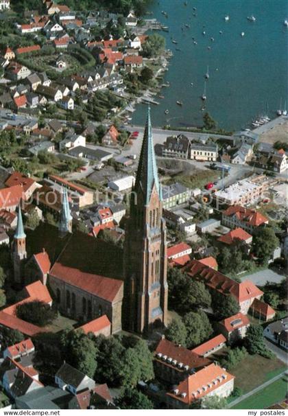 Schleswig Holstein St. Petri Dom zu Schleswig Fliegeraufnahme