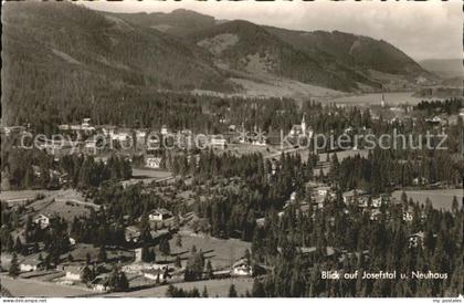 Neuhaus Schliersee Blick auf Josefstal und Neuhaus