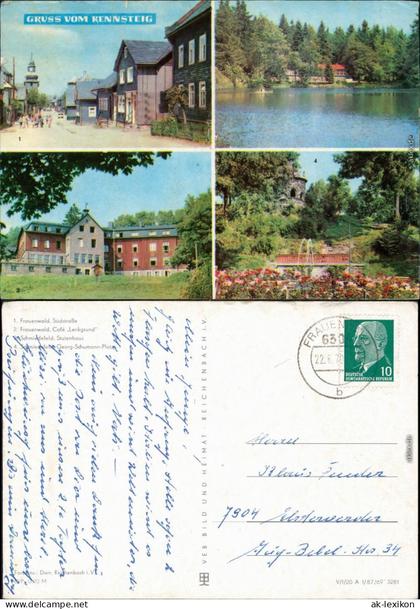 Schmiedefeld (Rennsteig) Frauenwald - Südstraße - Café Lenkgrund,    1969