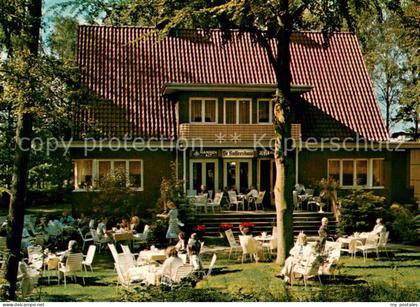 Schneverdingen Cafe De Kaffeestuss Terrassenansicht