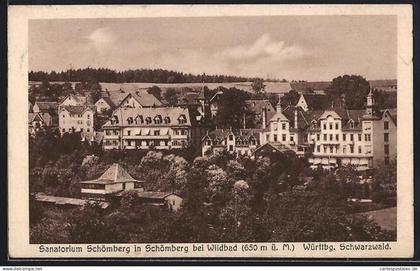 AK Schömberg /Schwarzwald, Sanatorium Schömberg