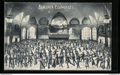 AK Berlin-Schöneberg, Inneres vom Eispalast