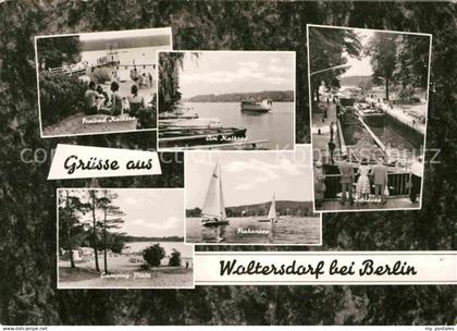 Waltersdorf Koenigs-Wusterhausen Freibad Kalksee Schleuse Campingplatz Flakensee