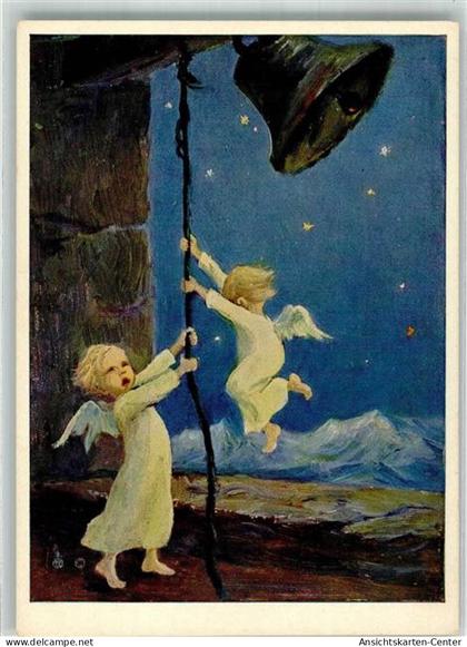 38100630 - Neujahr Engel Glocke Nr. 14055