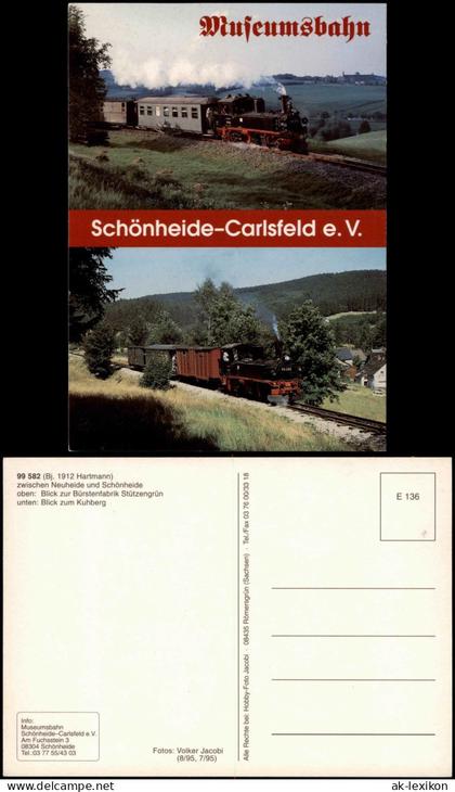 Schönheide (Erzgebirge) Museumsbahn Schönheide-Carlsfeld Bürstenfabrik  1995