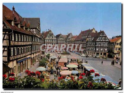 CPM Schorndorf/Wuertt. Blick vom Rathaus auf den Marktplatz