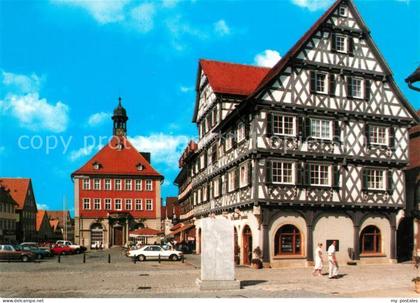 Schorndorf Wuerttemberg Rathaus Markt