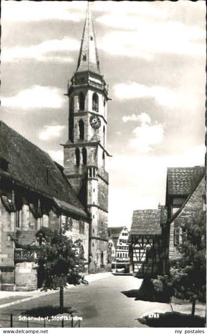 Schorndorf Wuerttemberg Schorndorf Kirche