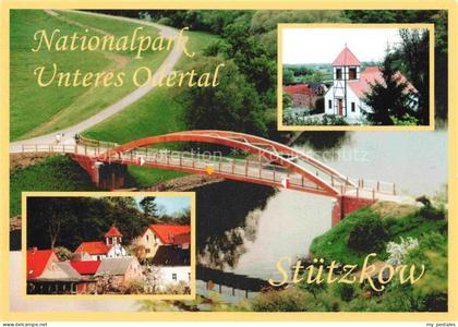 Stuetzkow Schwedt Oder Brandenburg Nationalpark Unteres Odertal Bruecke Haus am