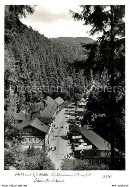 Lichtenhain Sebnitz Hotel-Gaststaette Lichtenhainer Wasserfall