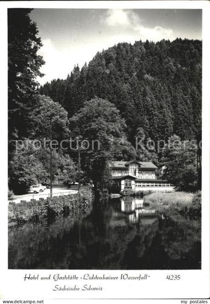 Lichtenhain Sebnitz Hotel und Gaststaette Lichtenhainer Wasserfall