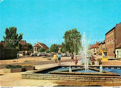 Seelow Maerkisch-Oderland Brandenburg Clara Zetkin Strasse Brunnen