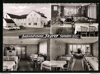 AK Senden /Iller, Bahnhofshotel Feyrer