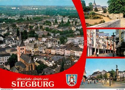 Siegburg Fliegeraufnahme Teilansichten