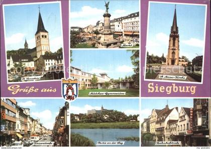 Siegburg Smnasium Markt Kaiserstrasseankt Anna Kirche  Maedchen Gy