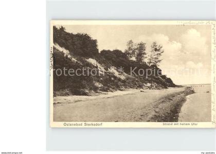 Sierksdorf Strand Hohes Ufer