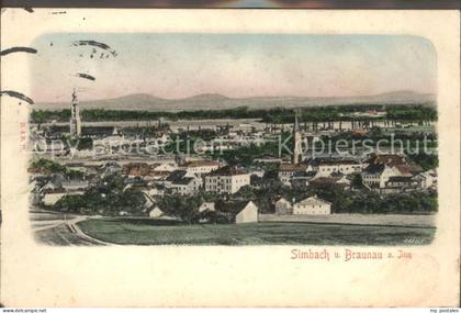 Simbach Inn und Braunau Totalansicht