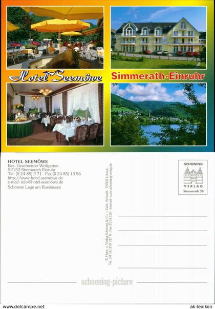 Simmerath HOTEL SEEMÖWE Ortsteil Einruhr 4 Echtfoto-Ansichten 2000