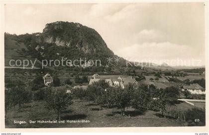 Singen Hohentwiel Hohentwiel Hohenkraehen