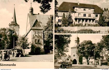 Soemmerda Rathaus Kirche Oberschule Erfurter Tor
