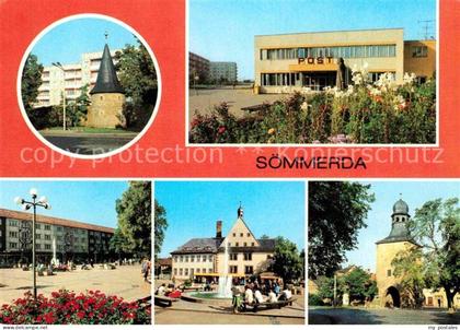 Soemmerda Stadtmauer Post Markt Rathaus Erfurter Tor