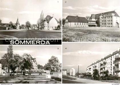 Soemmerda Stadtring Salzmannschule Busbahnhof Strasse der Einheit