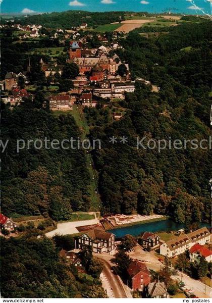 Burg Wupper Fliegeraufnahme Schloss Burg