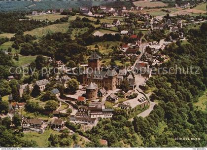 Burg Wupper Schloss Burg Fliegeraufnahme