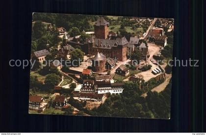 Burg Wupper Schloss Burg Fliegeraufnahme