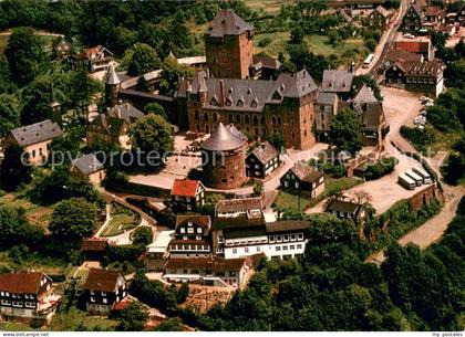 Burg Wupper Schloss Burg Fliegeraufnahme