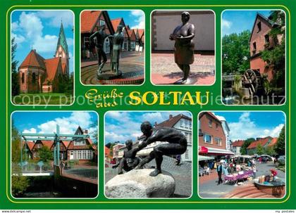 Soltau Skulpturen Bruecke