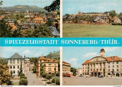 Sonneberg  Thueringen Sonneberg Spielzeugstadt Stadtansicht Beethovenstrasse Spi